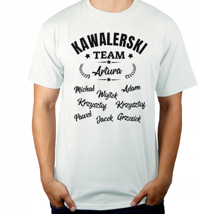 

Wieczór Kawalerski Team Koledzy Imiona Koszulka
