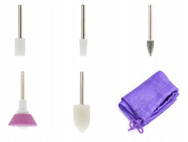 Mini frezarka paznokci manicure na baterie frezy Model do Paznokci