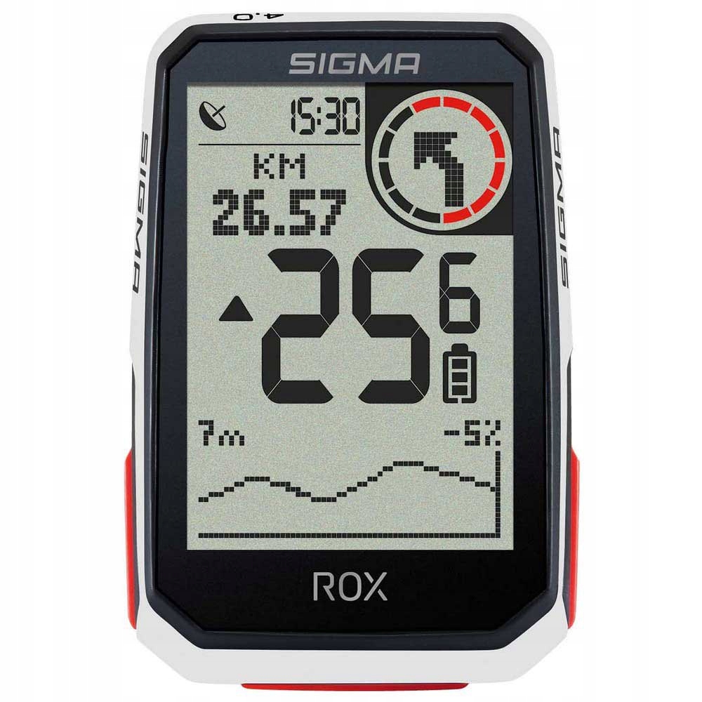 MARKOWA NAWIGACJA ROWEROWA SIGMA ROX 4.0 ANT+ BLUETOOTH GPS PLMENU WYSOKOŚĆ