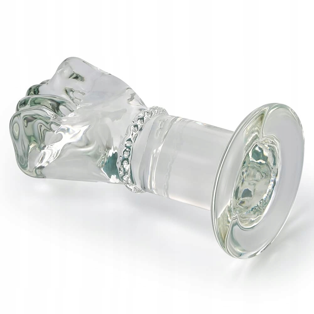 SXOVO Szklany Dildo Analny Realistyczna Pięść Masaż Prostaty G Punkt — miniatura 6