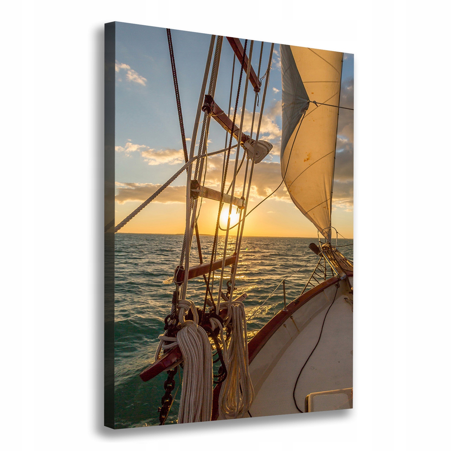 

Foto obraz canvas na ścianę Jacht na morzu 70x100