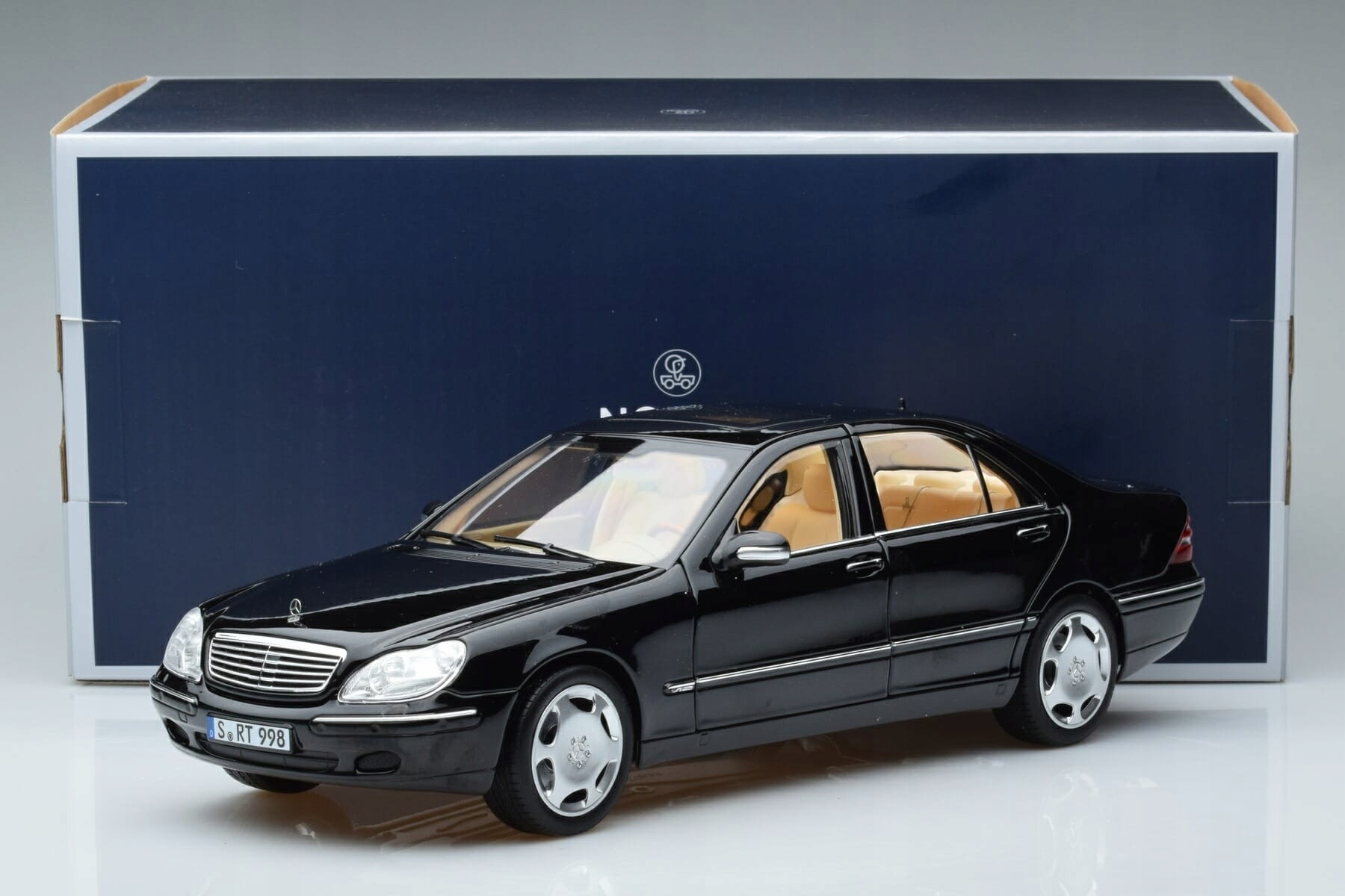 ？？？ 183811 мерседес s600 чёрный w220 norev 1 / 18 купить в