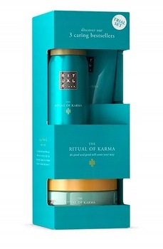 Rituals Karma Trial Set żel 50ml balsam 70ml peeling 125g Zestaw