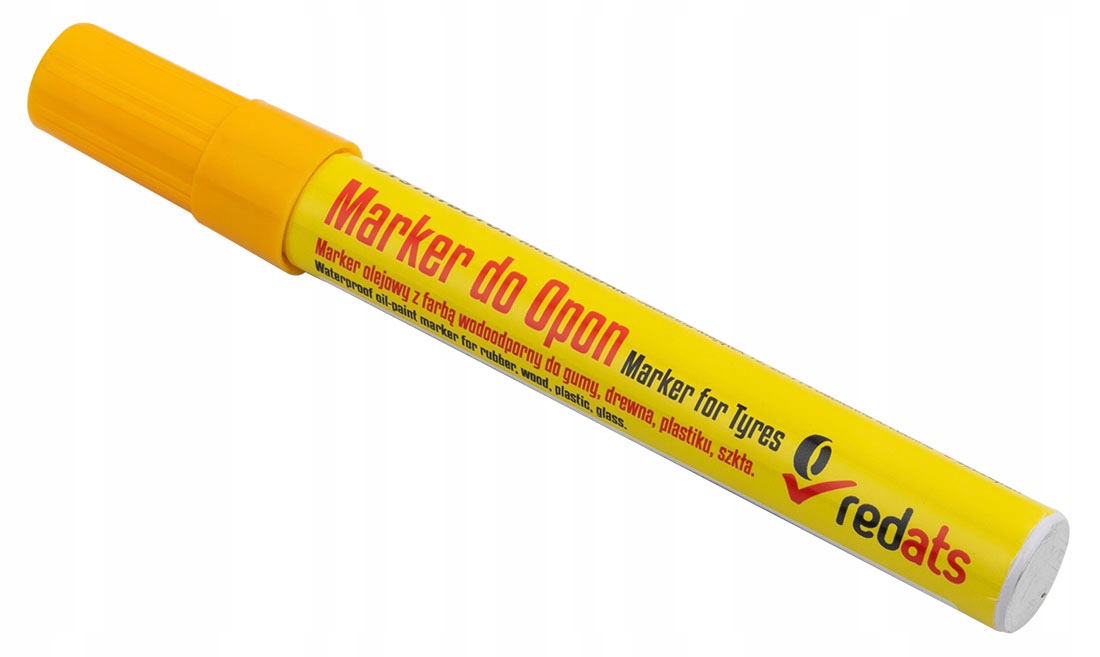 

Marker Pisak do Kreda Opon Żółty Olejowy 1 szt
