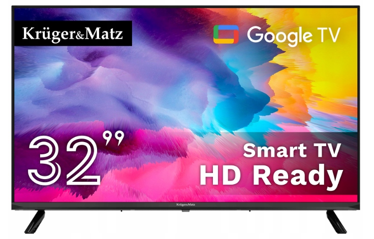 Televízor Kruger&Matz KM0232HD-G 32" Smart Tv Google Tv 60 Hz WiFi D-led
