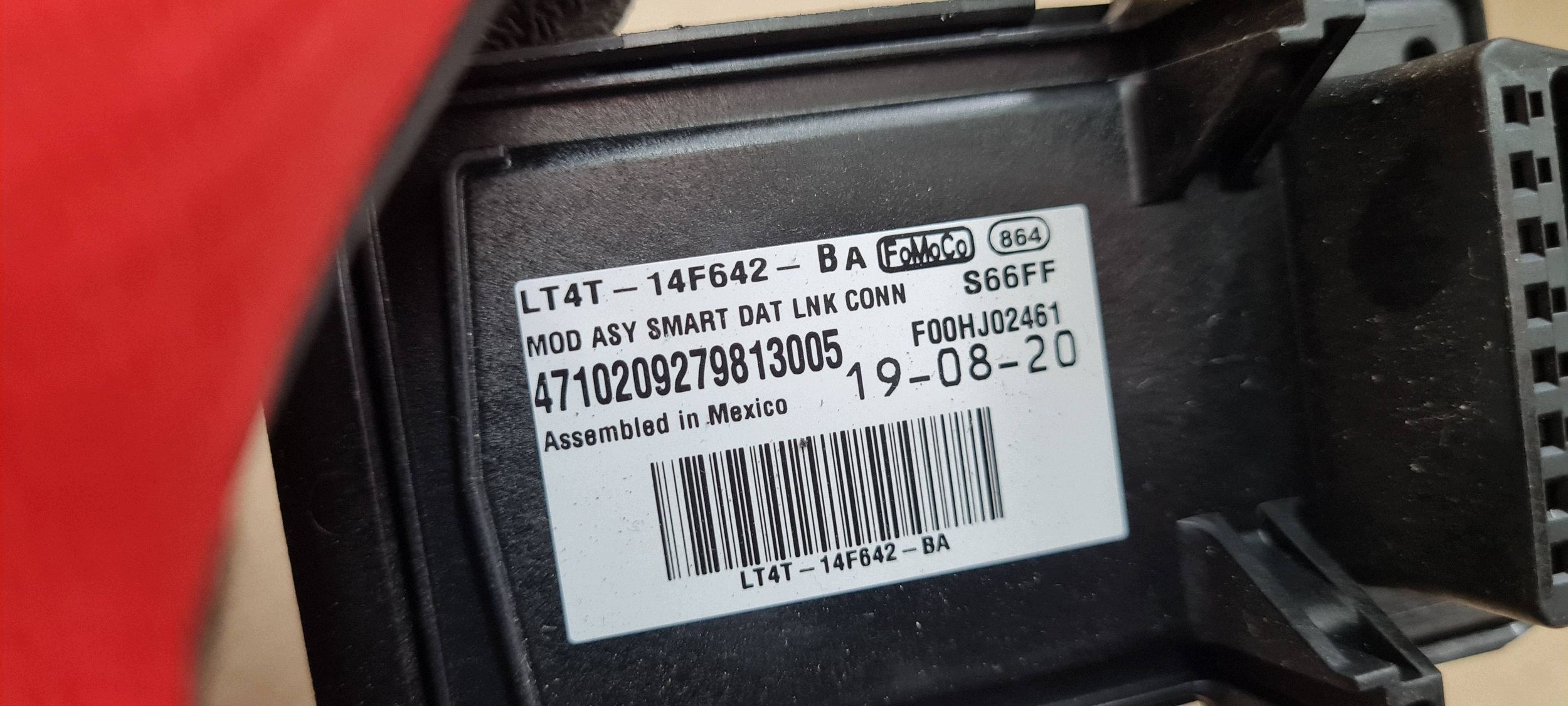 Ford Edge II 2020 ST LIFT module control unit WEJSCIE OBD LT4T14F642BA