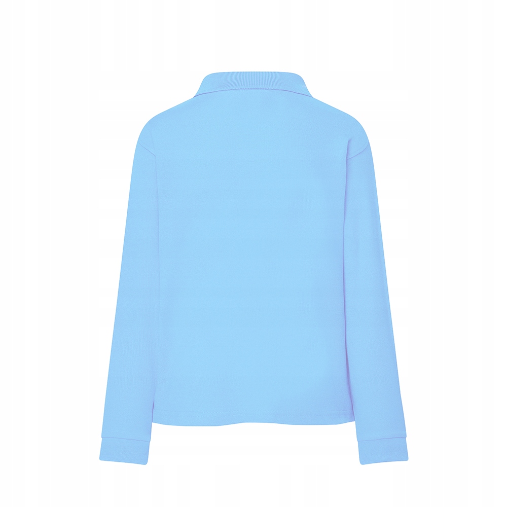 JHK KOSZULKA POLO DZIECIĘCA DŁUGI RĘKAW BŁĘKIT 3/4 Rękaw długi rękaw