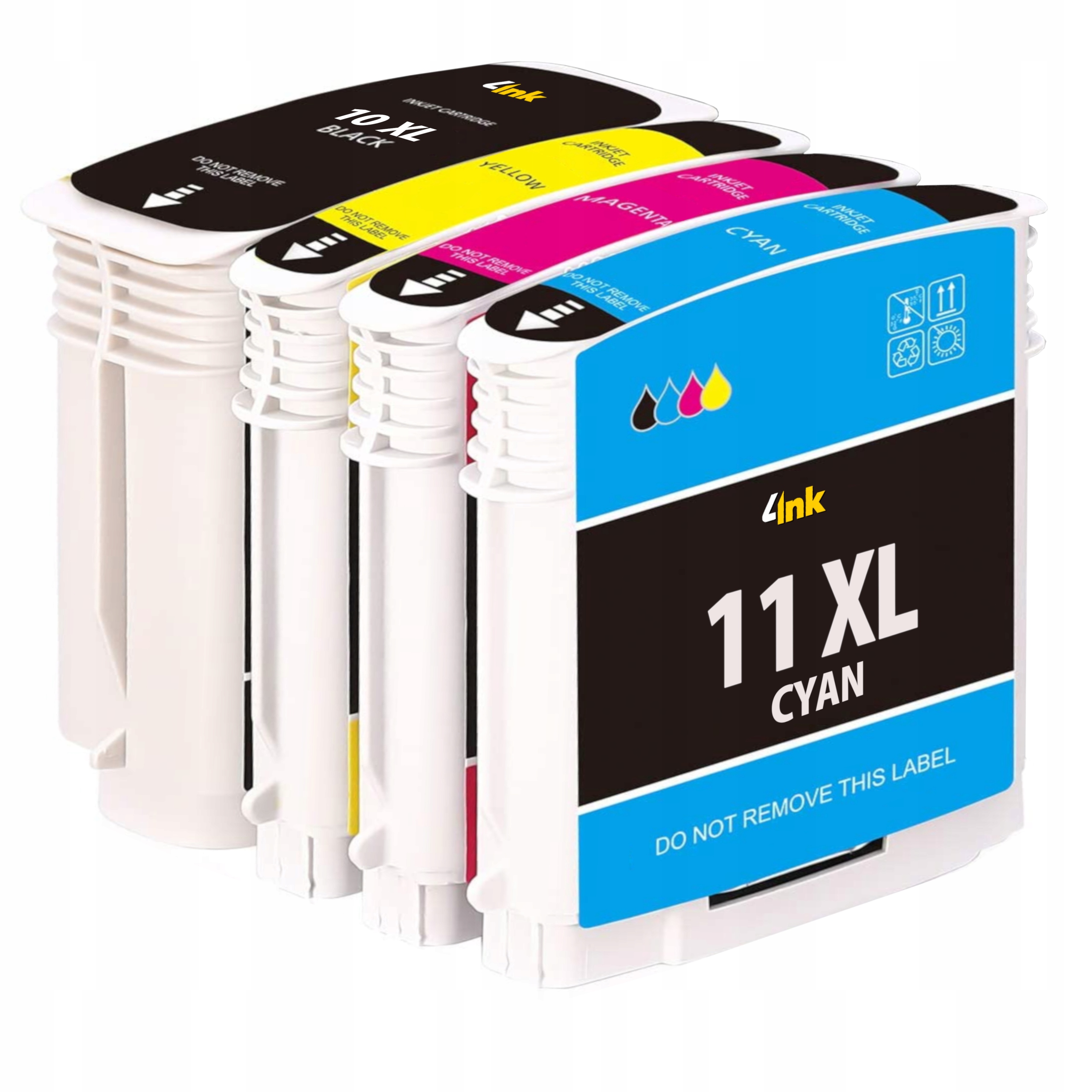 

4x Tusz 10XL 11XL Do Hp 1700 2600 CP1700 CP2600