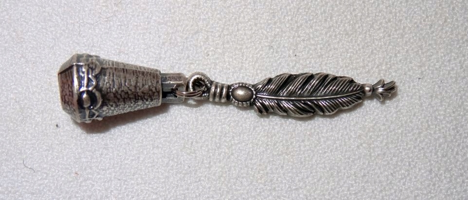 

Końcówka obciążenie do kraw. Bolo z piórkiem 1szt.