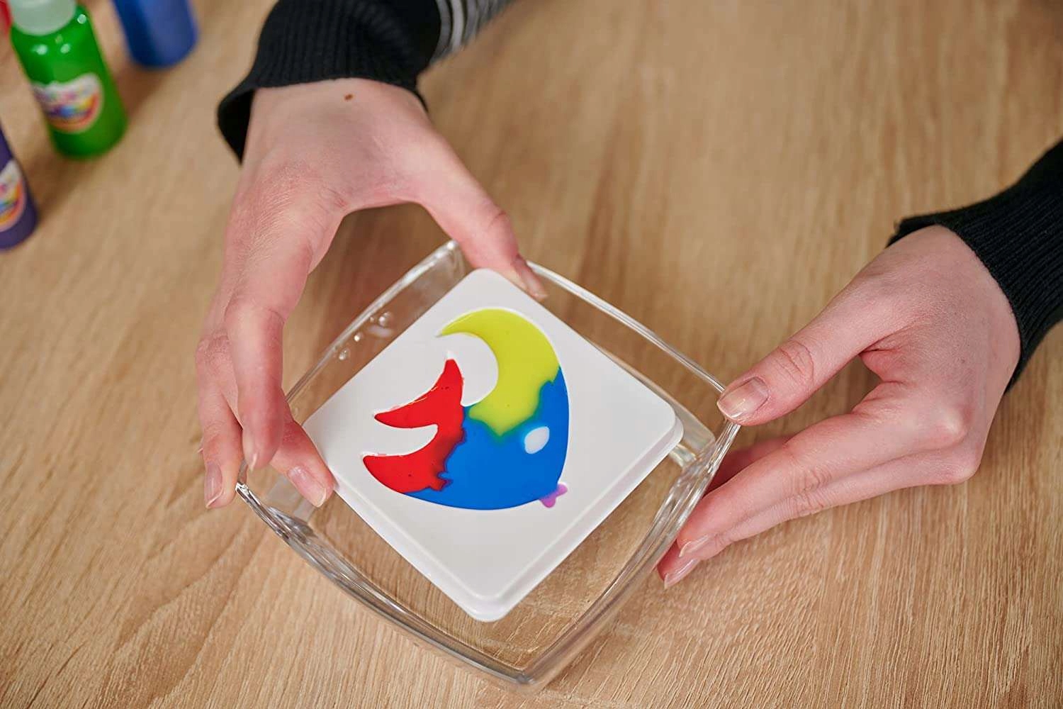 AQUA GELZ KŪRYBINIS RINKINYS 7 SPALVŲ GELIAI GYVŪNAI JŪROS PABAISOS AKC Vaikams nuo 8 metų