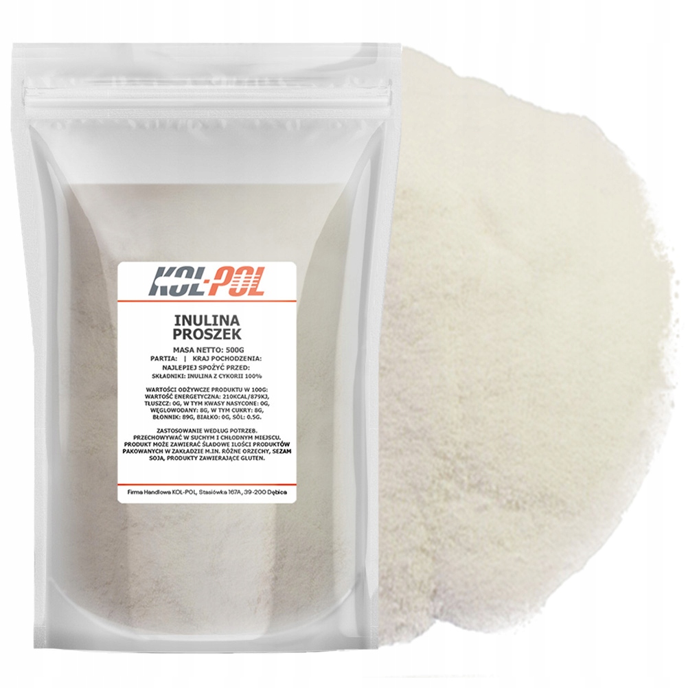 INULINA 500g Naturalny probiotyk czysta proszek | Kol-Pol