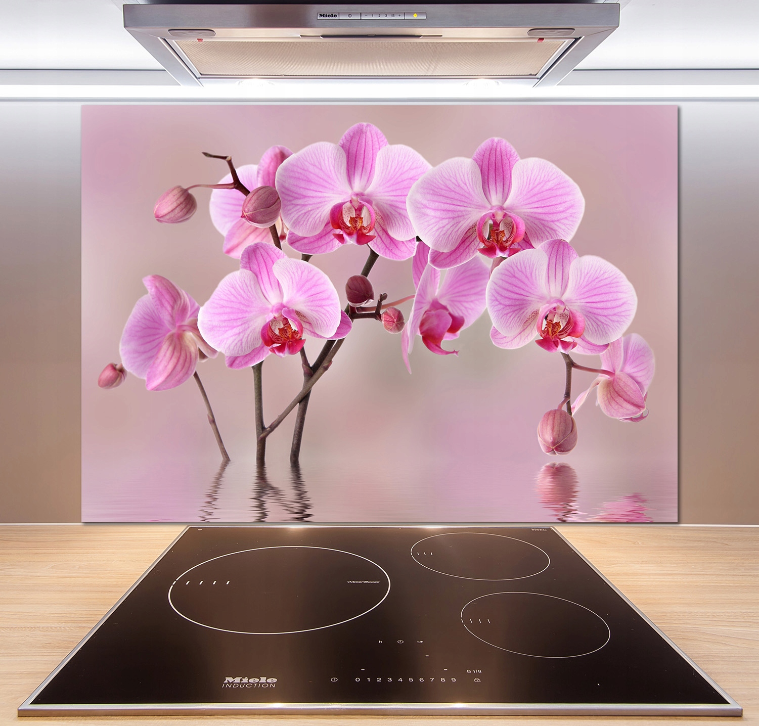 

Panel do kuchni Różowa orchidea 100x70 cm + Klej