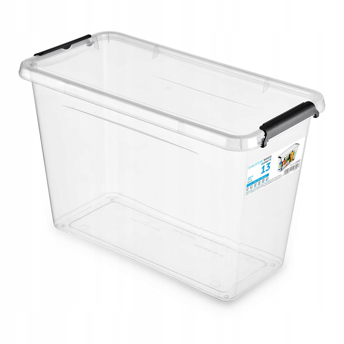 Przezroczysty pojemnik z pokrywą SimpleStore 1432