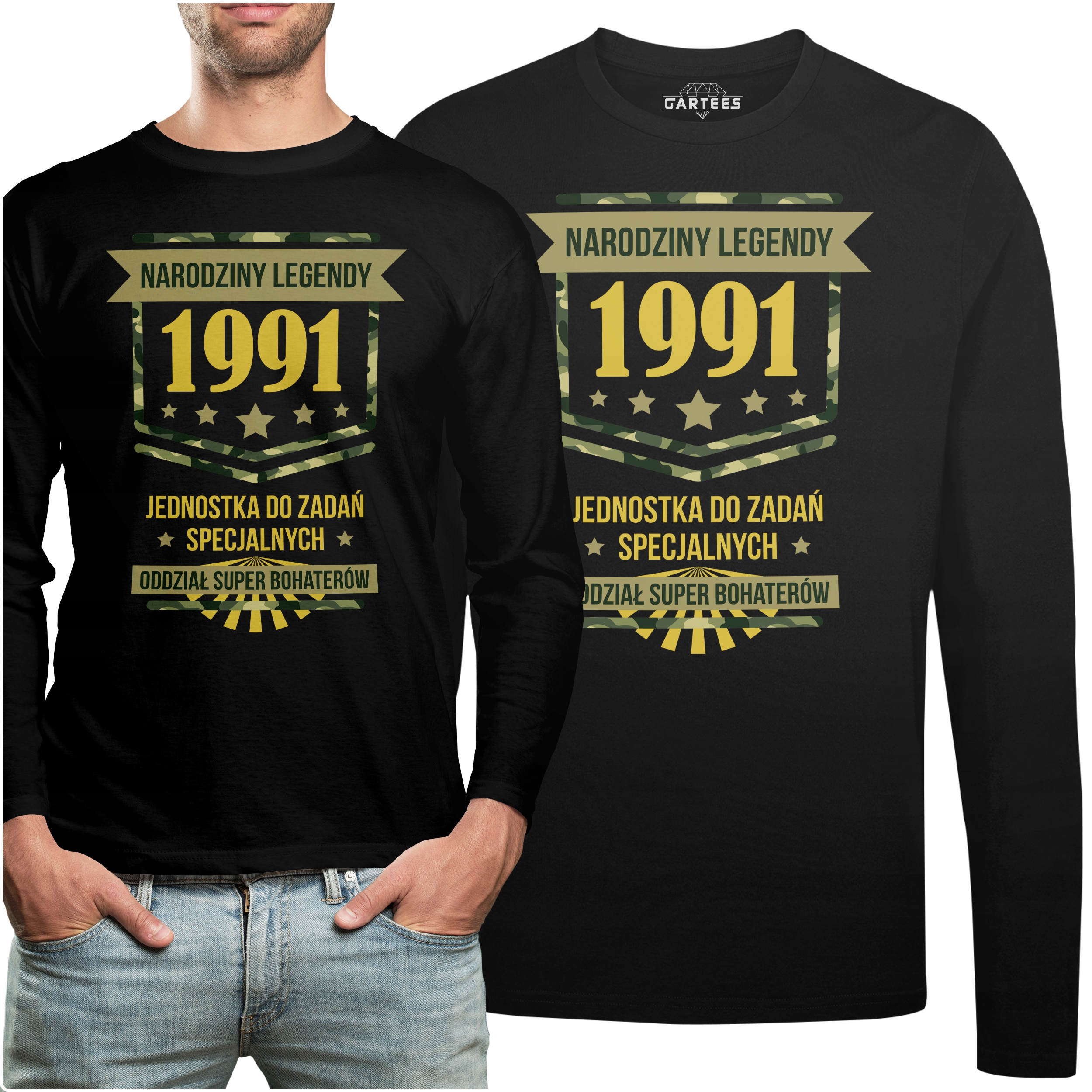 

Koszulka Long Prezent Urodziny 1991 Rok Napis