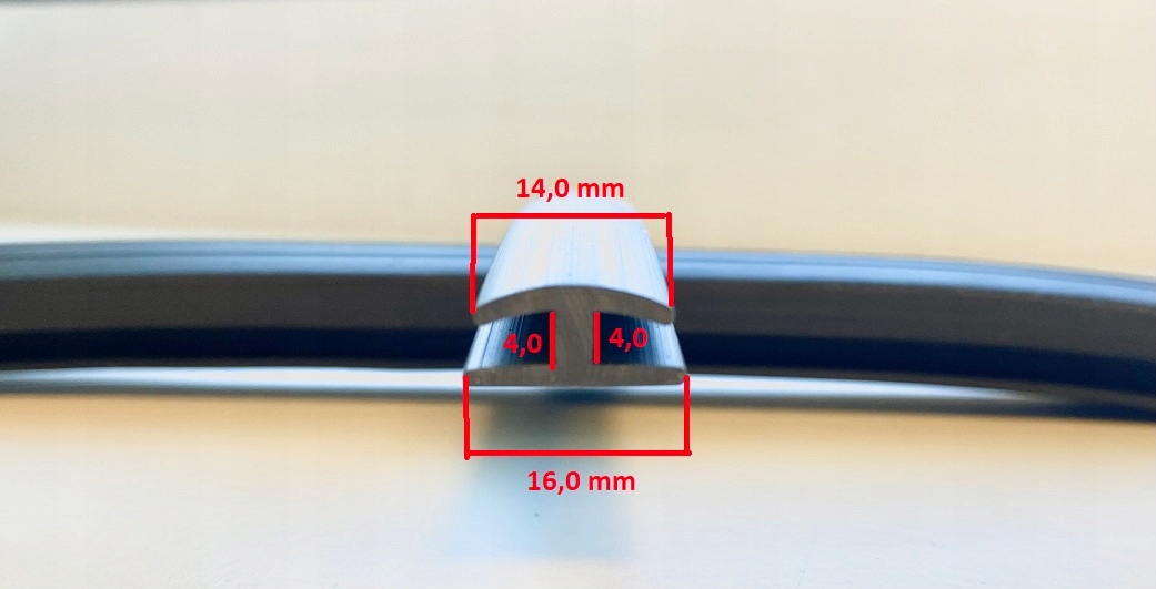 Uszczelka gumowa PVC łącząca do łodzi profil H 4mm TSU LUKAS Numer katalogowy części E-TYP_H_4MM