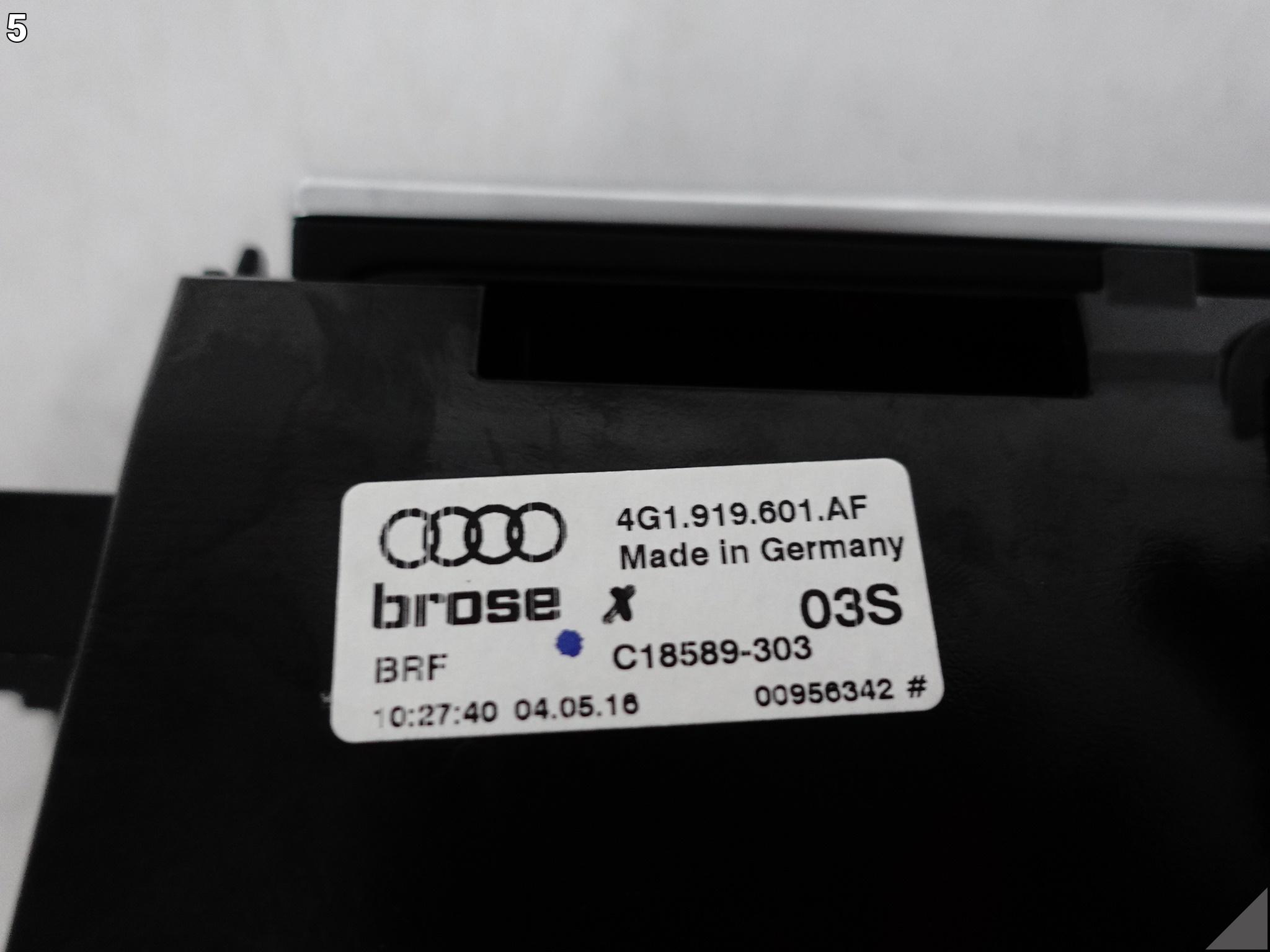 AUDI RS7 S7 A7 4G8 RS6 S6 A6 4G0 C7 14-18 WINDA display navigation devices MMI
