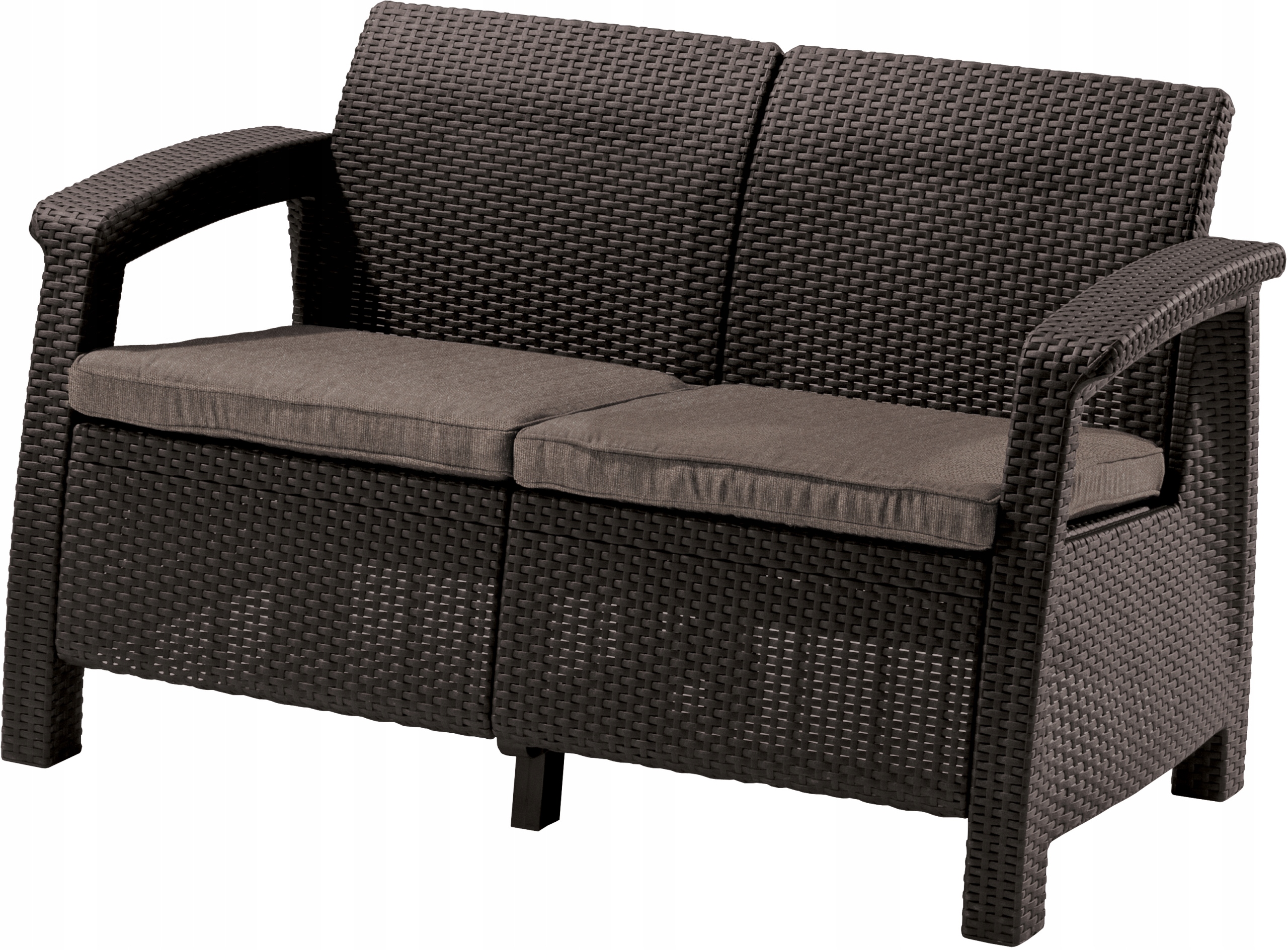 

Allibert Keter Sofa Ogrodowa Corfu Brąz 128X70CM