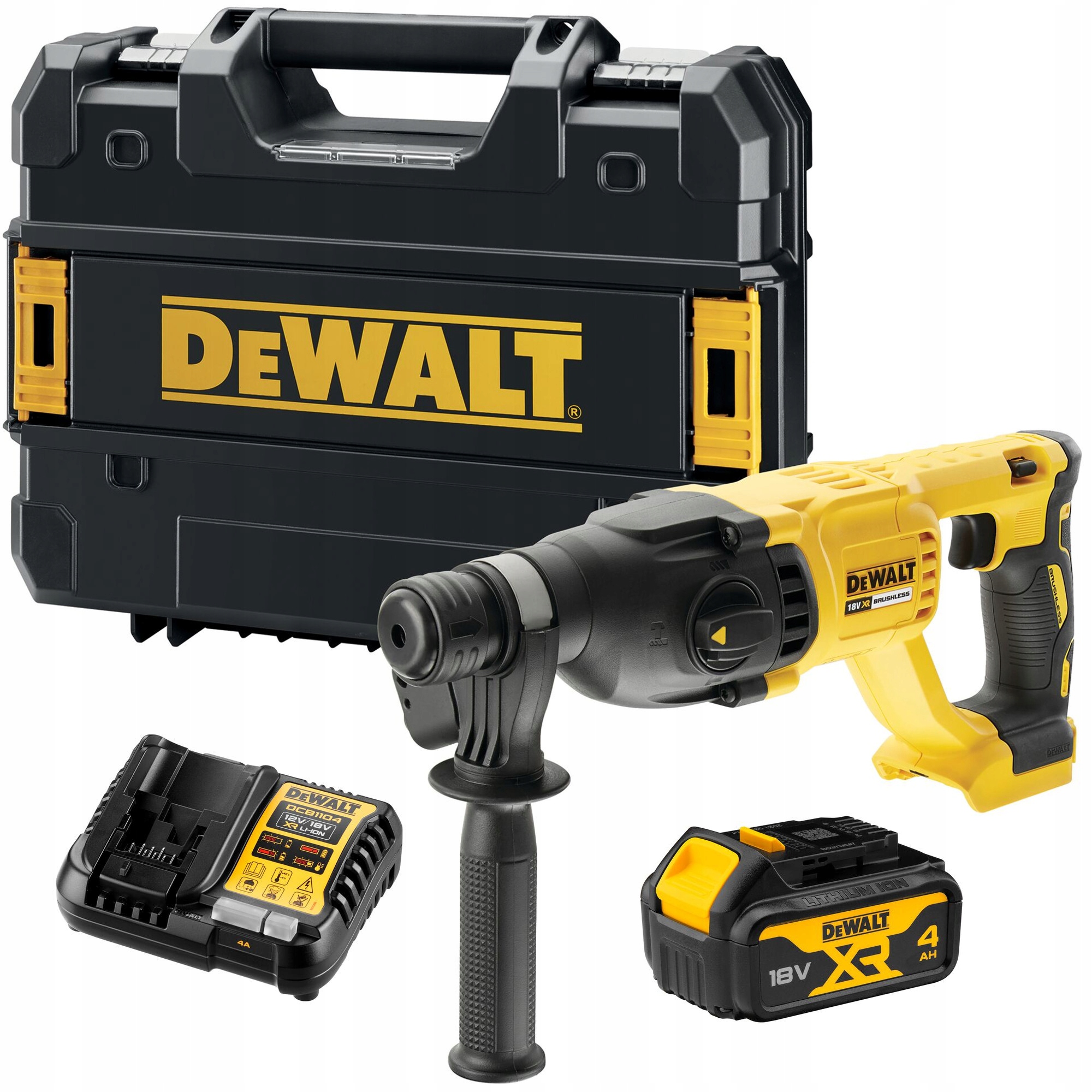 Dewalt Wiertarka udarowa bezszczotkowa 18V 1x4Ah 2,6J SDS-Plus DCH133M1