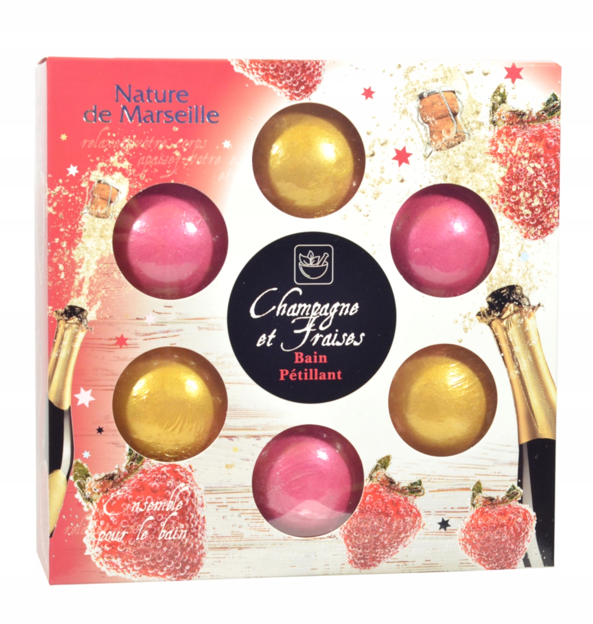 NATURE de MARSEILLE KULE KĄPIELI SZAMPAN TRUSKAWKI