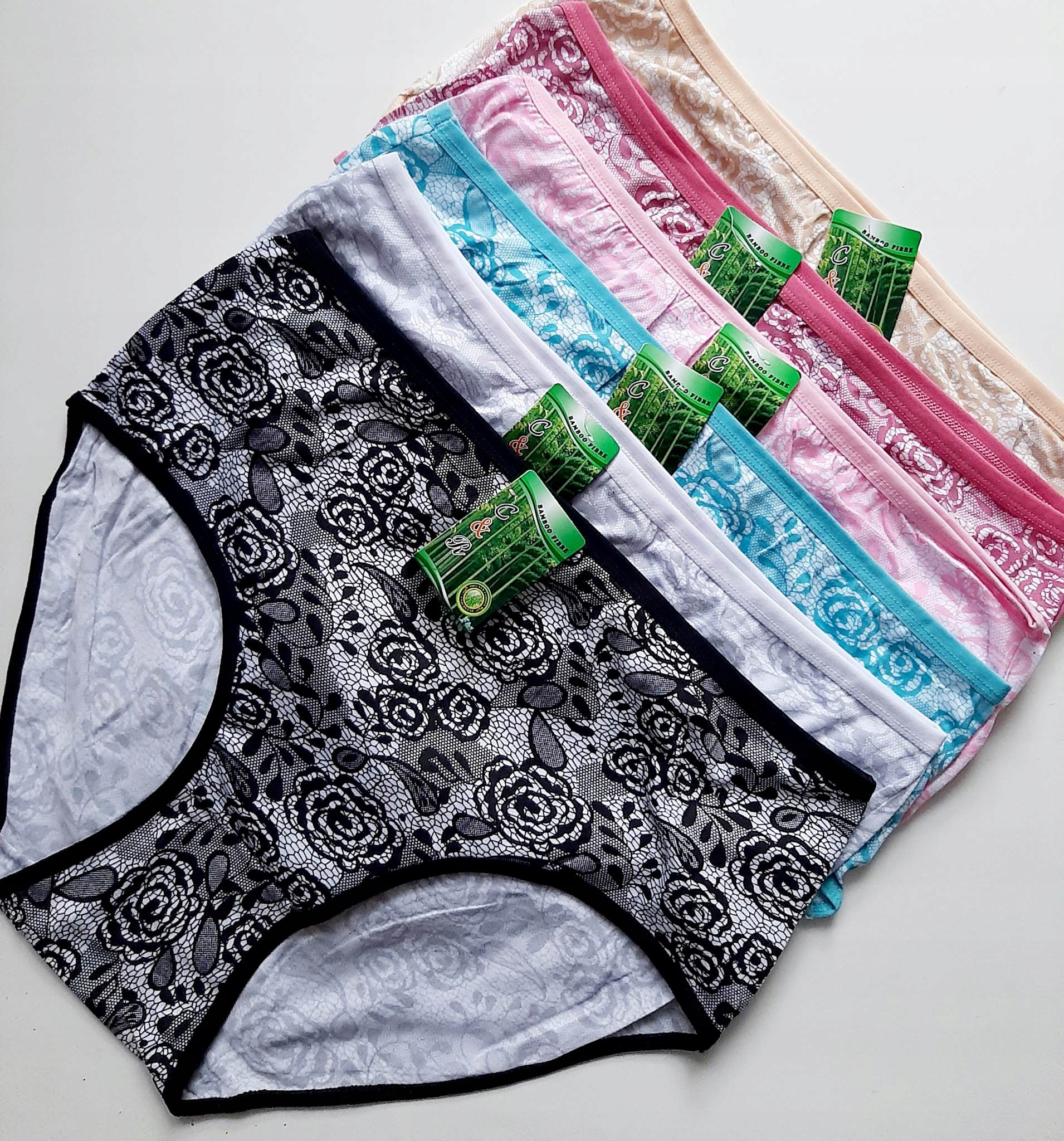 C&R 3121 majtki RÓŻE bambus śliczne 4XL Marka Inna marka