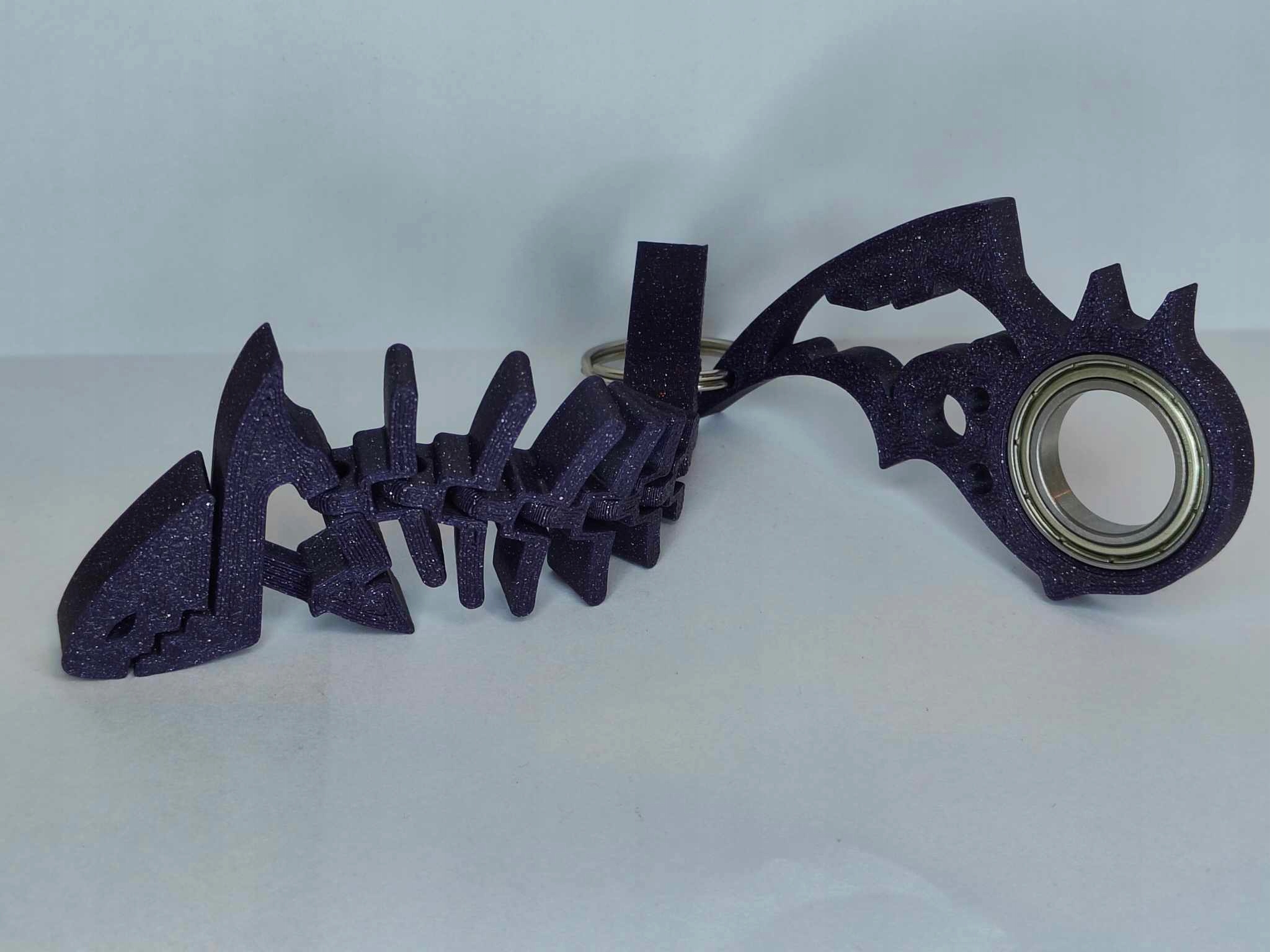 Keyspinner Keyrambit + Rekinek, Nowy wzór! BAT! TikTok, od DreamsFactory3D Wiek dziecka 3 lata +