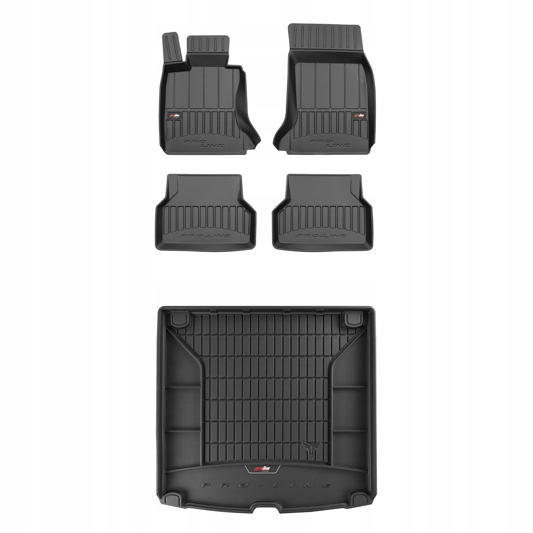 Frogum 3D sada gumových koberců a rohoží s logem pro Bmw řady 5 E61 2003-2010