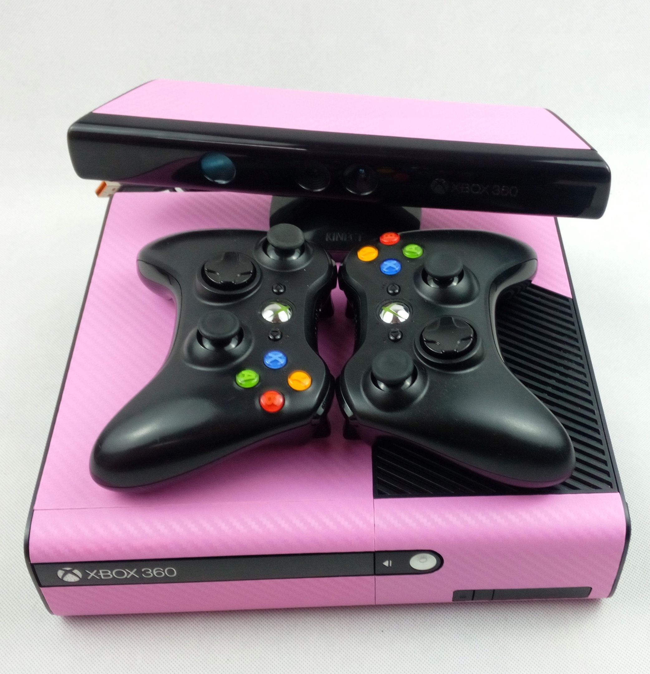 RÓŻOWA KONSOLA XBOX 360 SLIM E 500GB PADY KINECT MINECRAFT FUN DLA DZIECI Komunikacja Bluetooth Wi-Fi