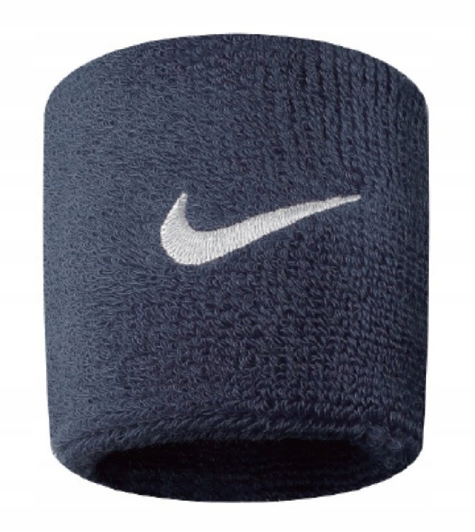 Frotky na zápěstí Nike Swoosh tmavě modré 2 ks NN04416