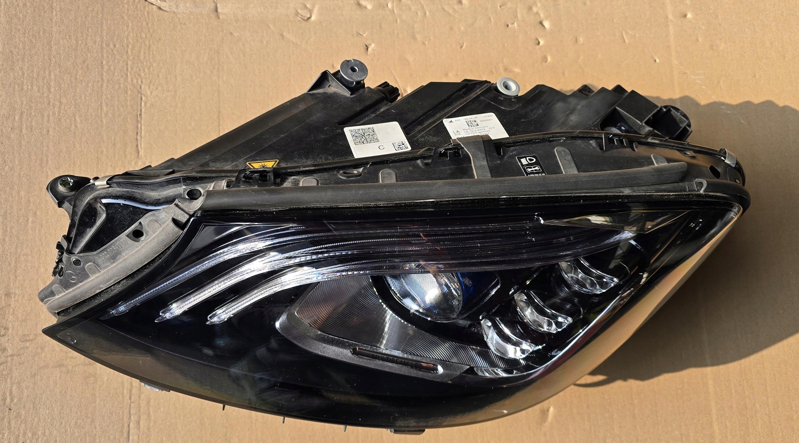 light front front left MERCEDES S-KLASA W222 LIFT A2229062305