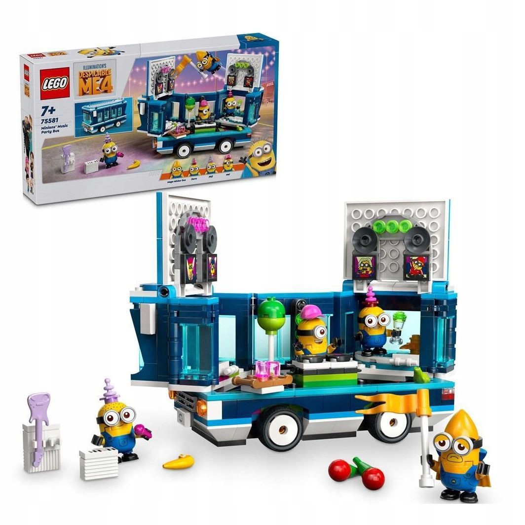 LEGO GIRLS FIRST 75581 IMPREZOWY AUTOBUS MINIONÓW (KLOCKI)