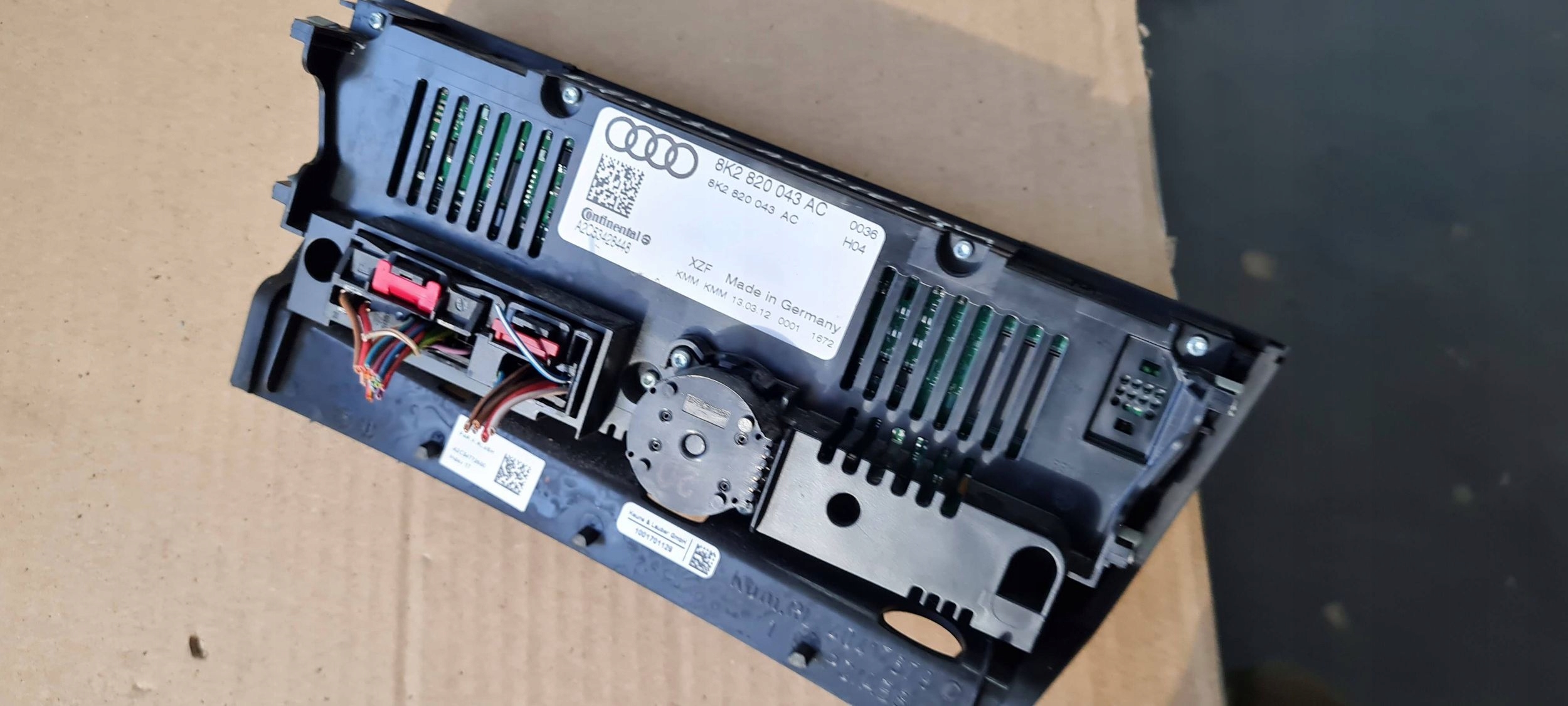A4 B8 LIFT PANEL klími klimatizaci ANGLIK 8K2820043AC A5 8T