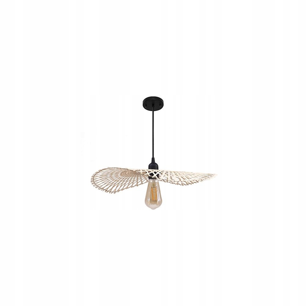 Lampa Kilio Led Žárovka 40W Ocel Bambus Závěsné Svítidlo