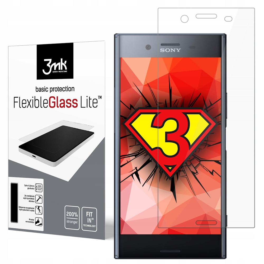 

Szkło Hybrydowe 3mk ekran - Sony Xperia Xz Premium