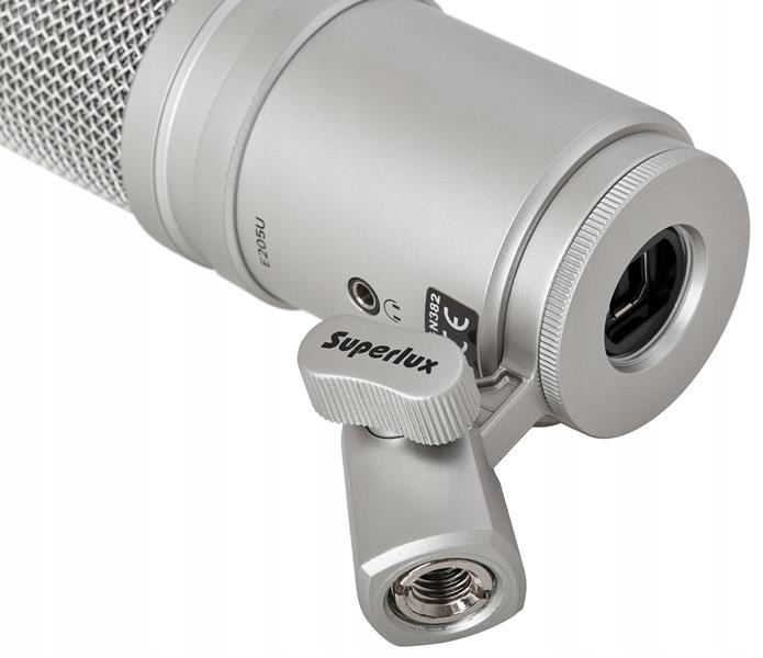 SUPERLUX E205U MIKROFON POJEMNOŚCIOWY USB + POP Model E205U