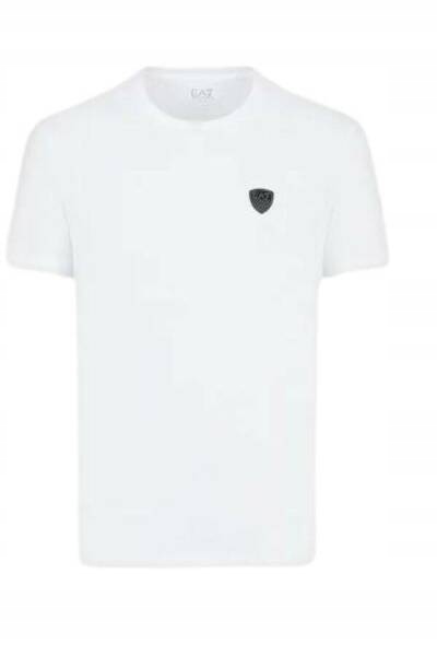 Emporio Armani bavlněné pánské tričko s bílým krátkým rukávem, Velikost XL