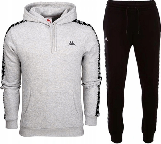 

Dres Męski Kappa Komplet Spodnie Bluza Bawełna R.m