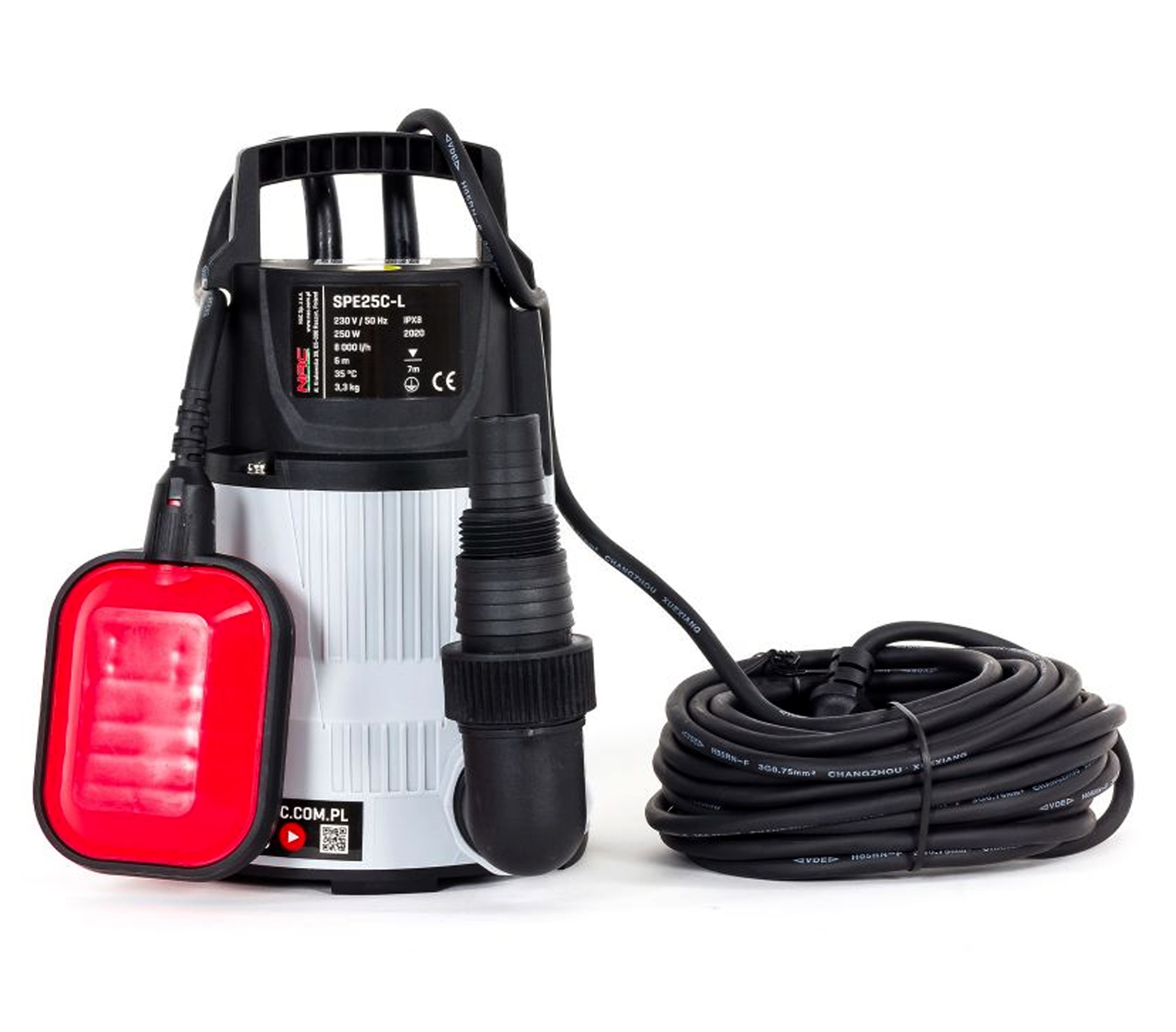 NAC POMPA DO WODY CZYSTEJ 250W SPE25C-L Kod producenta SPE25C-L