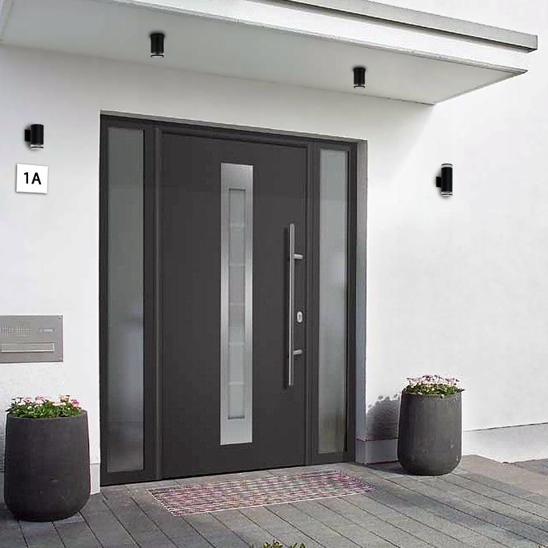 DUŻA TUBA NATYNKOWA LAMPA SUFITOWA LED GU10 IP44 Długość/wysokość 14 cm