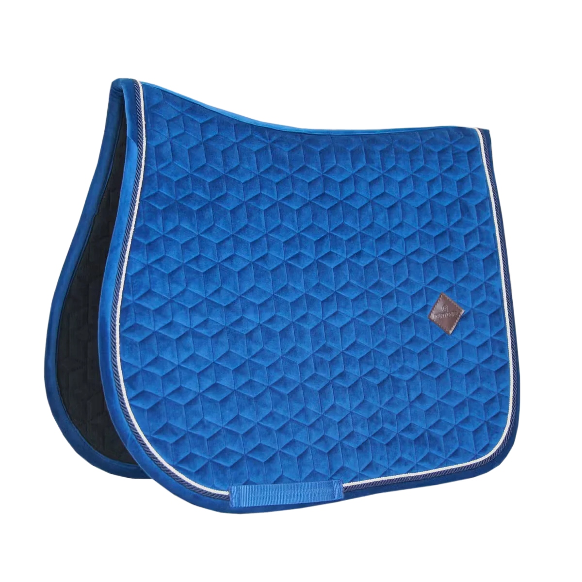 Czaprak dla konia wszechstronny Full Kentucky Velvet Basic niebieski Vs
