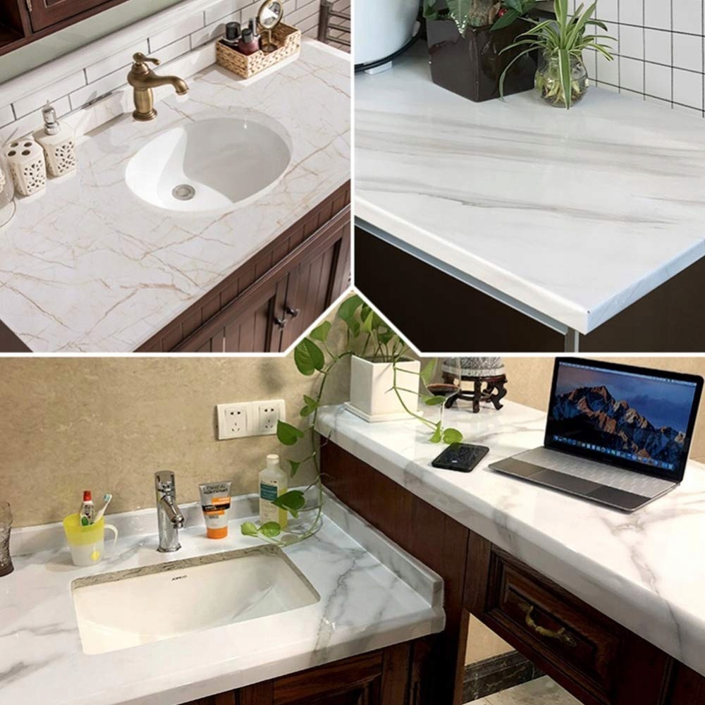 FOLIA SAMOPRZYLEPNA , MARMUROWA TAPETA NA BLATY PAPIER PRZYLEPNY DO SZAFEK Marka inna