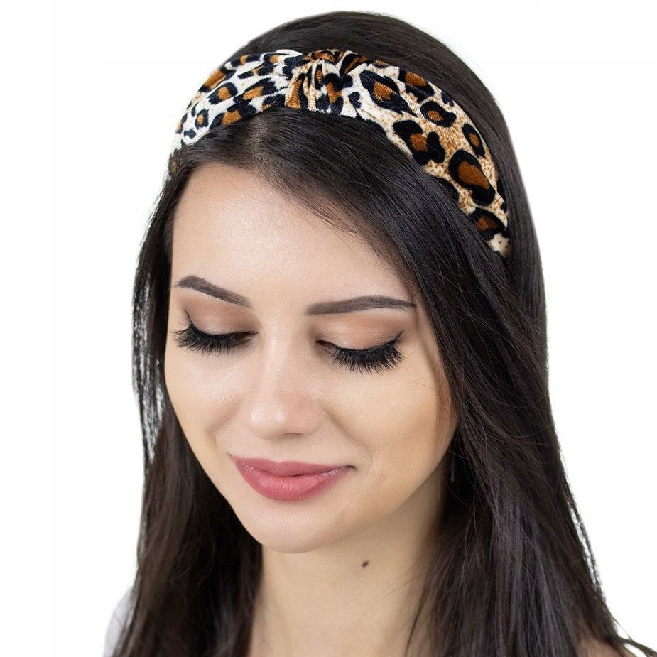 

Opaska Do Włosów węzeł Panterka turban Pin Up