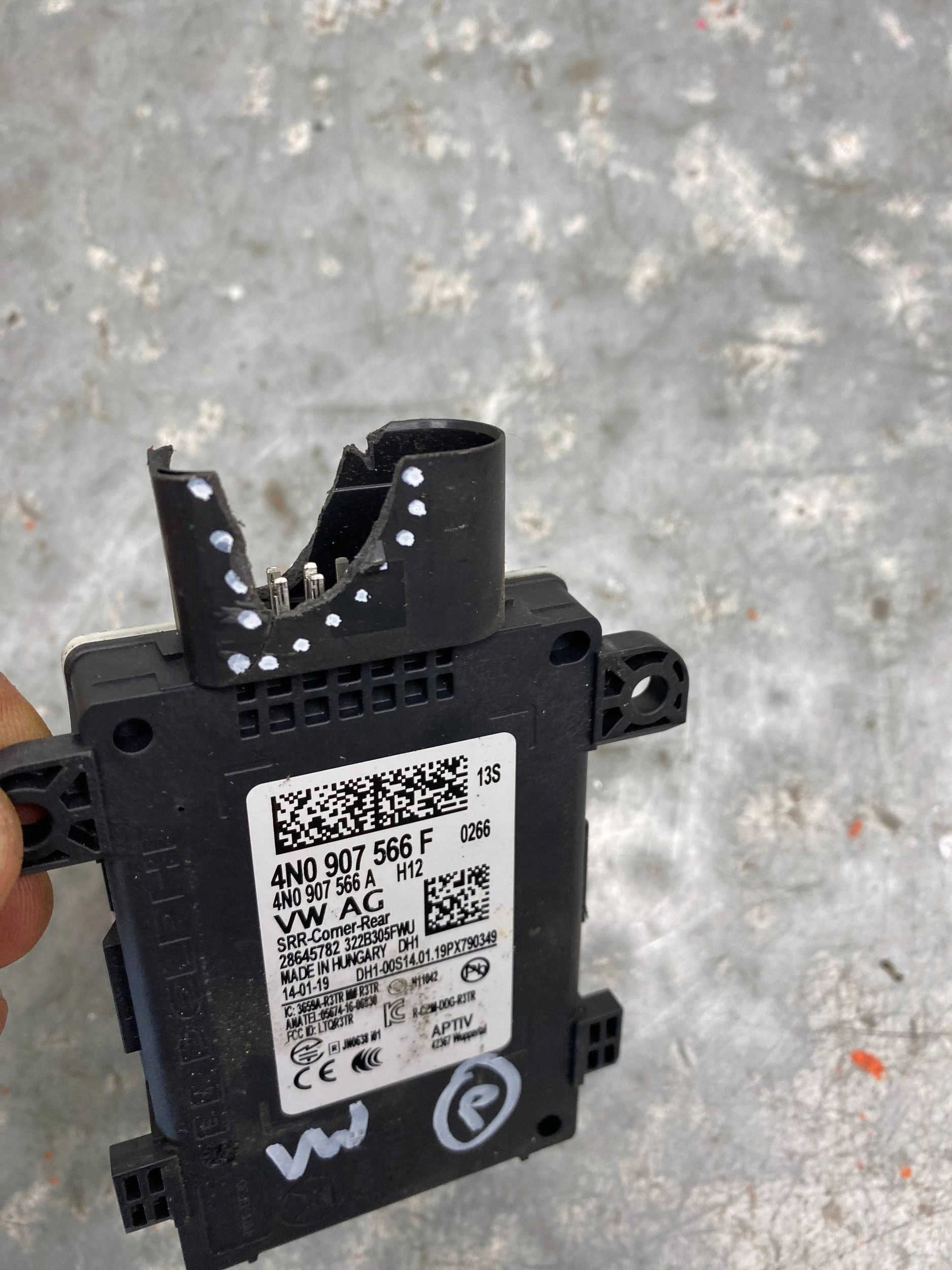 AUDI A6 C8 A7 Q8 RADAR module sensor MARTWEGO POLA 4N0907566E