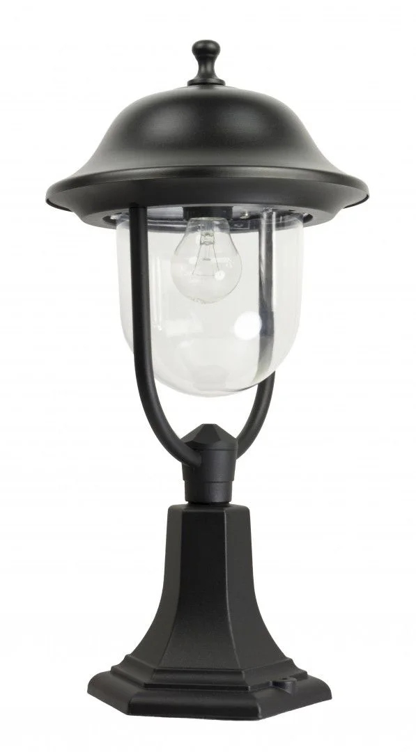 Retro stojaca záhradná lampa 55 cm 1xE27 čierna IP43 Su-ma Prince