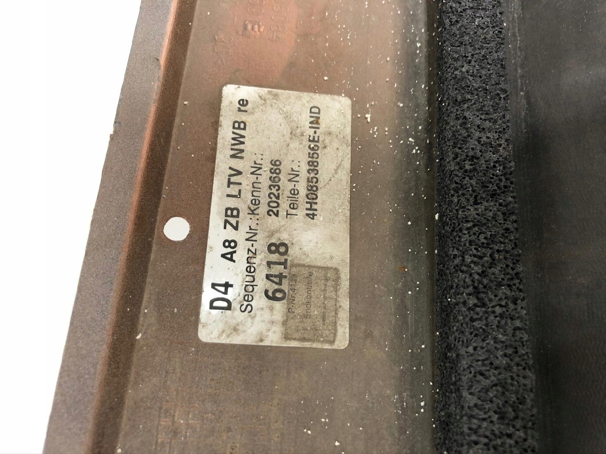 moulding threshold threshold right AUDI A8 D4 4H 4H0853856E
