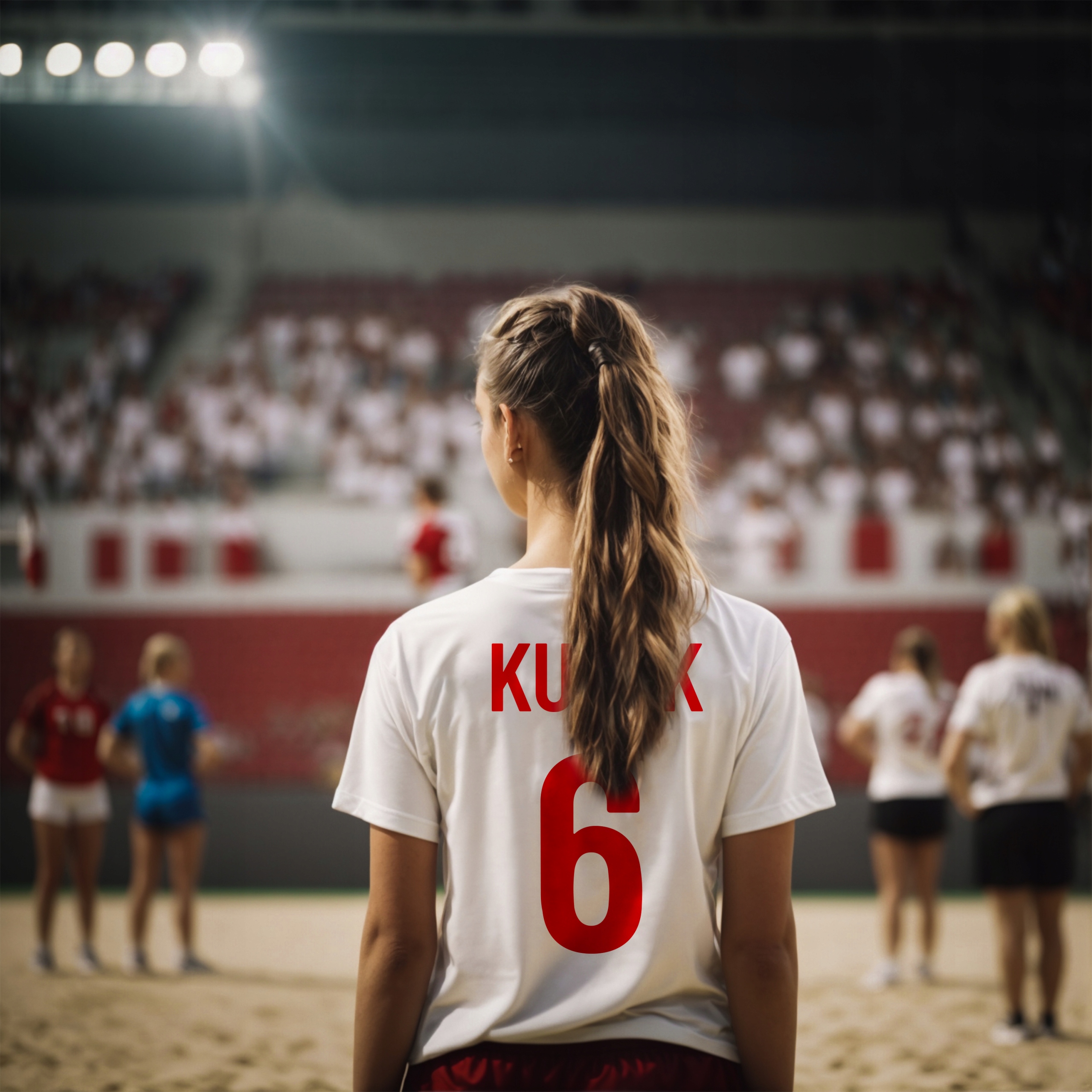 Siatkarska Koszulka Polska z Własnym Nadrukiem Marka inny