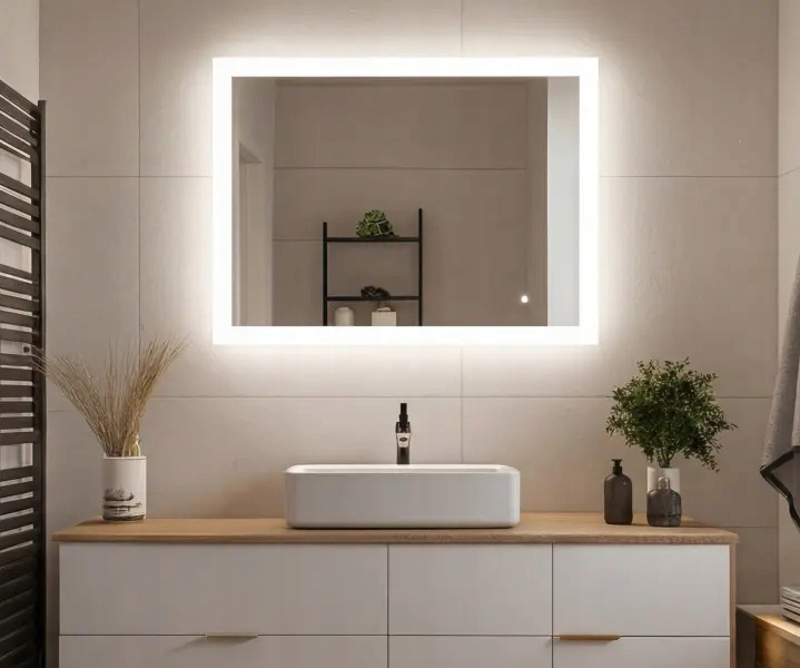 Led Zrkadlo 70x50 Podsvietené Do Kúpeľne