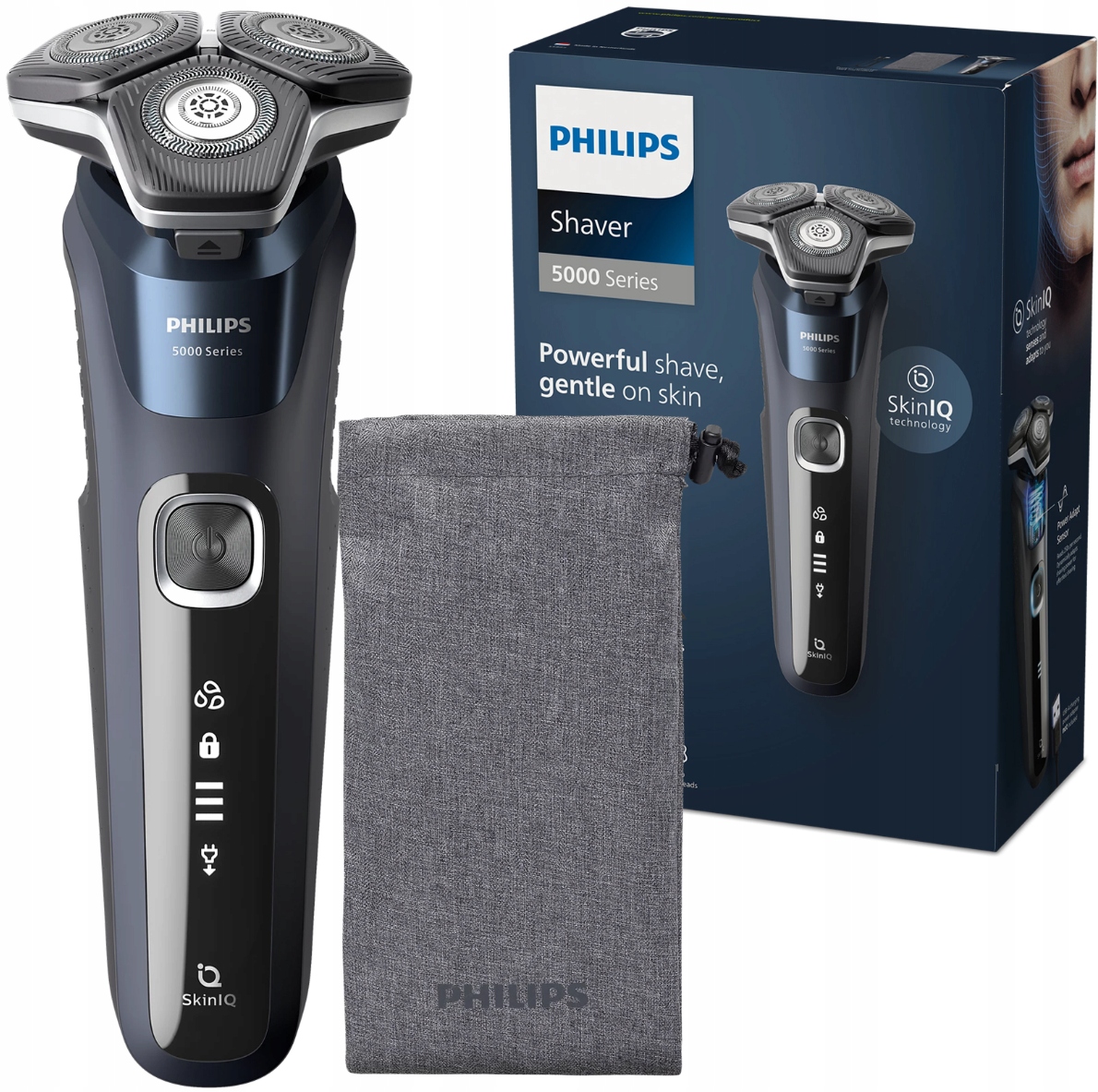 Golarka Do Brody Philips Series 5000 Elektryczna Maszynka Do Golenia Etui