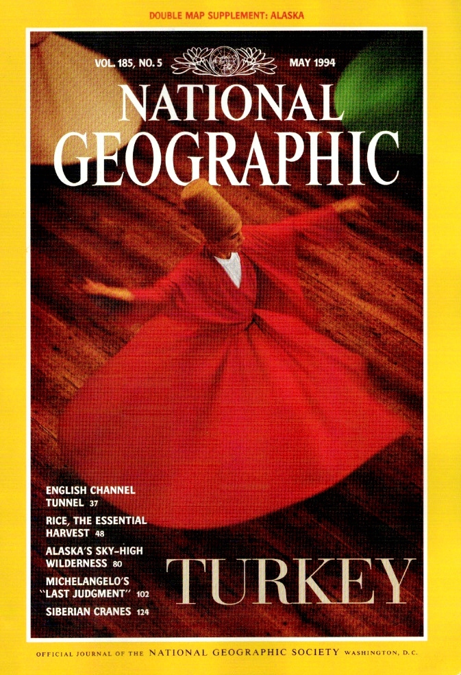 National Geographic 185 5 1994 ALASKA mapa