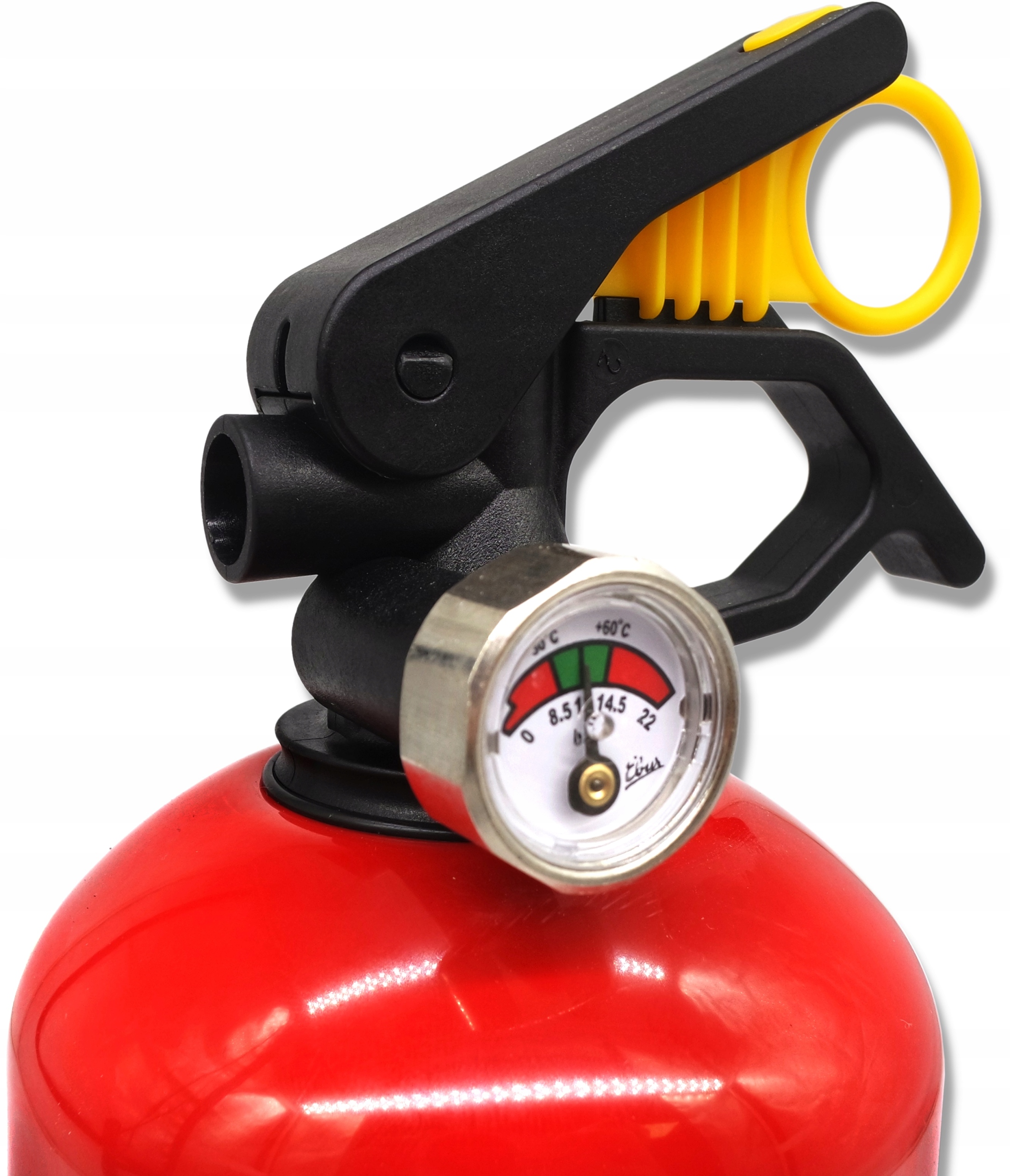 GAŚNICA PROSZKOWA A B C 1KG Z MANOMETREM + WIESZAK prod. 2024 EAN (GTIN) 5907620600700