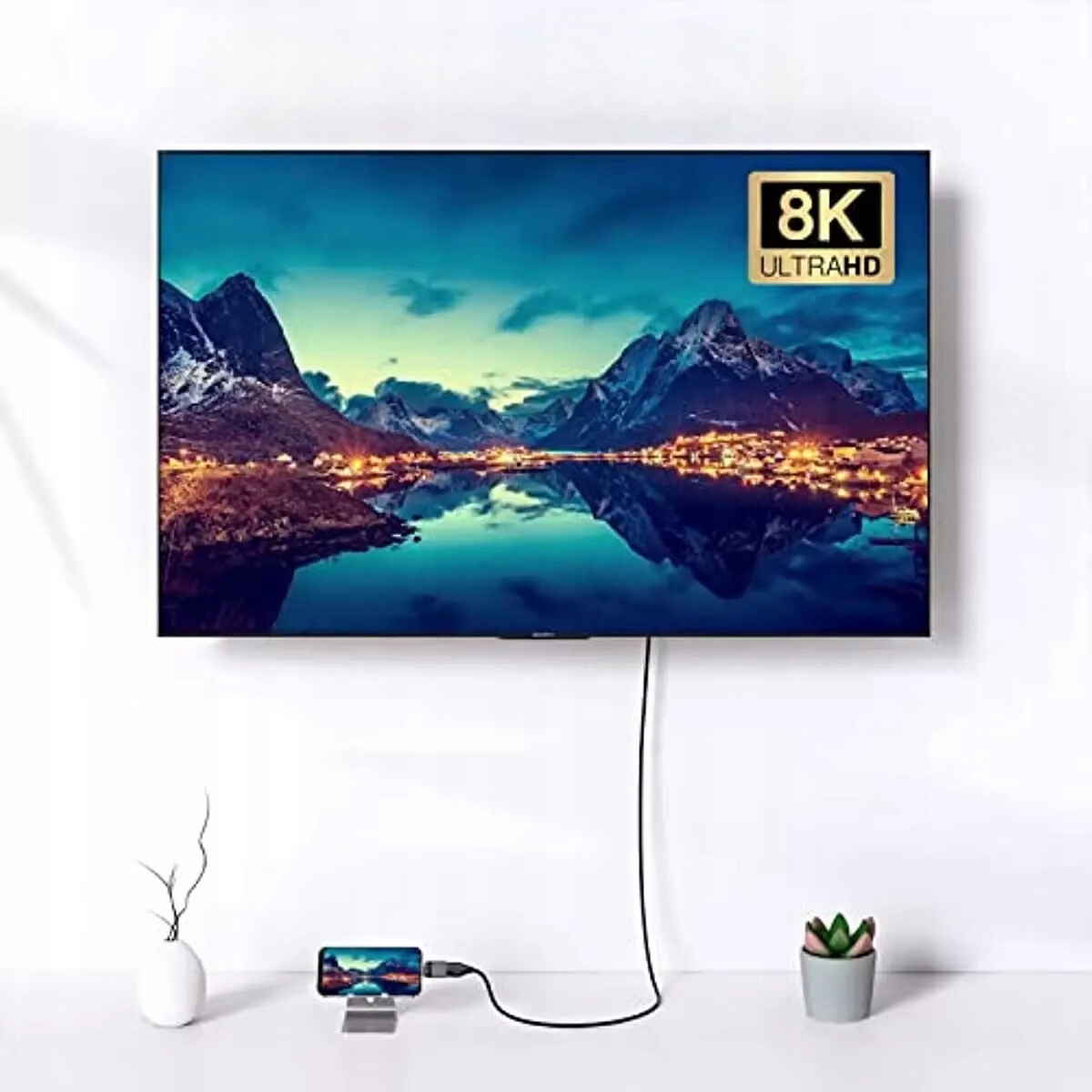 Adapter przejściówka USB-C do DisplayPort 1.4 8K 60Hz 4K 120Hz Model Adapter USB-C do DisplayPort 1.4 8K